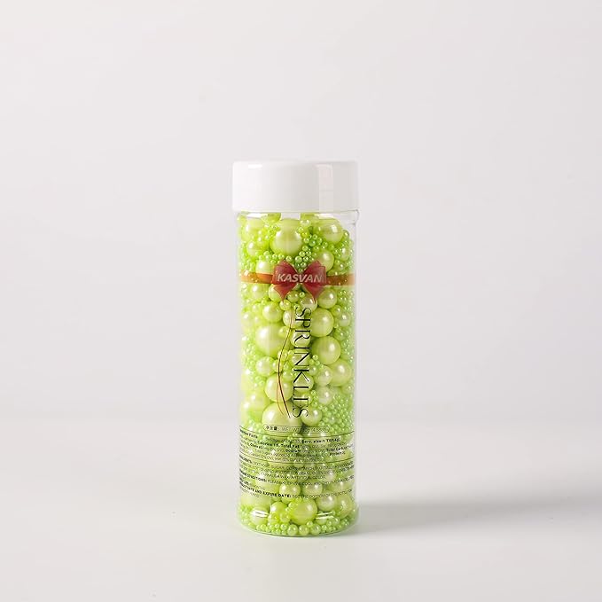 Kasvan Halloween Green Pearl Sugar Sprinkles - Image 6