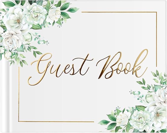 Wedding Guest Book for Guests to Sign, Elegant Wedding Guestbook Ideas by Unknown