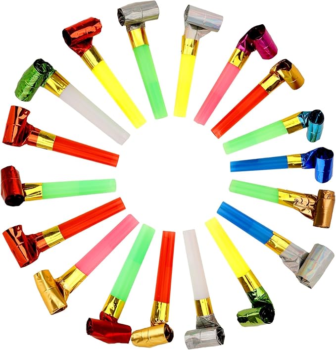 Party Blowers, Party Blowouts, Party Noise Makers Horns, Birthday Blowers by Unknown