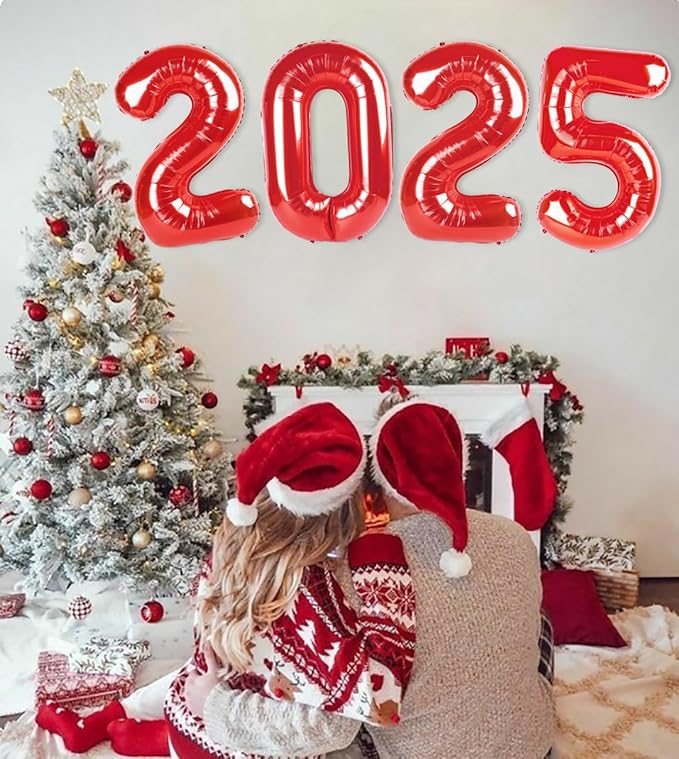 2025 Balloons 40 inch, 2025 Digital Christmas Graduations Birthday Number - Image 2