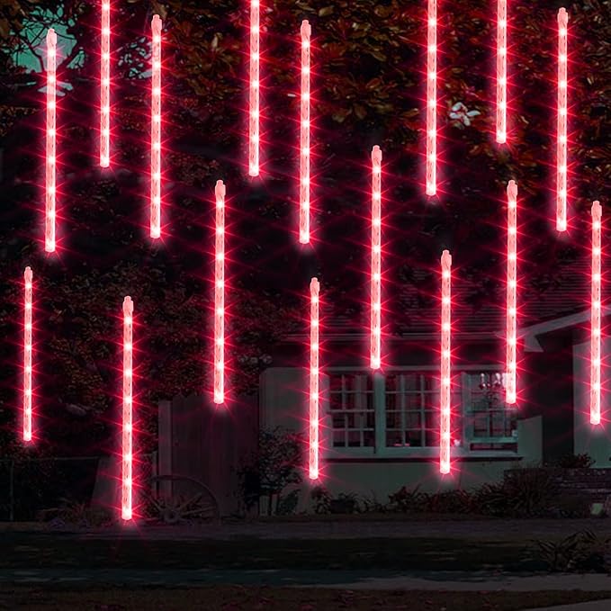 Dazzle Bright 288 LED Christmas Light, 11.8 Inch Meteor Shower Rain Lights - Image 5