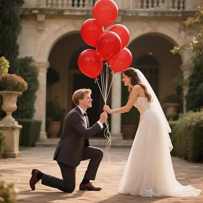 KAWKALSH Red Balloon 12 Inch - Image 6
