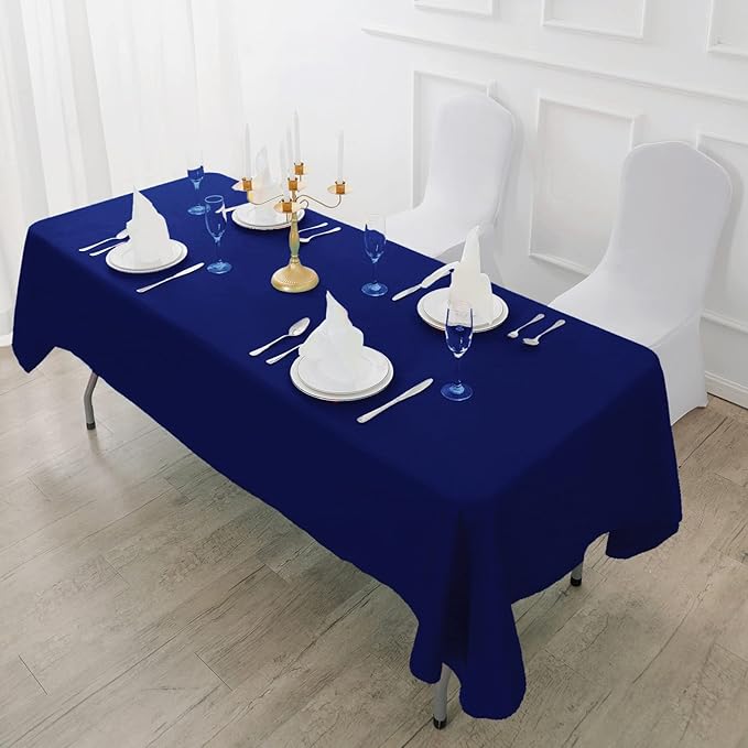 Fokitut 2 Pack Waterproof Rectangle Tablecloth, 90x156 Inch, Stain Resistant - Image 5