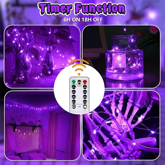 3 Pack Fairy Lights Battery Operated - Image 4