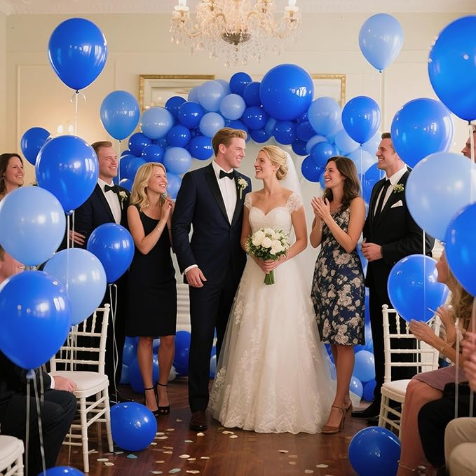 KAWKALSH Dark Blue Balloon 12 Inch - Image 6