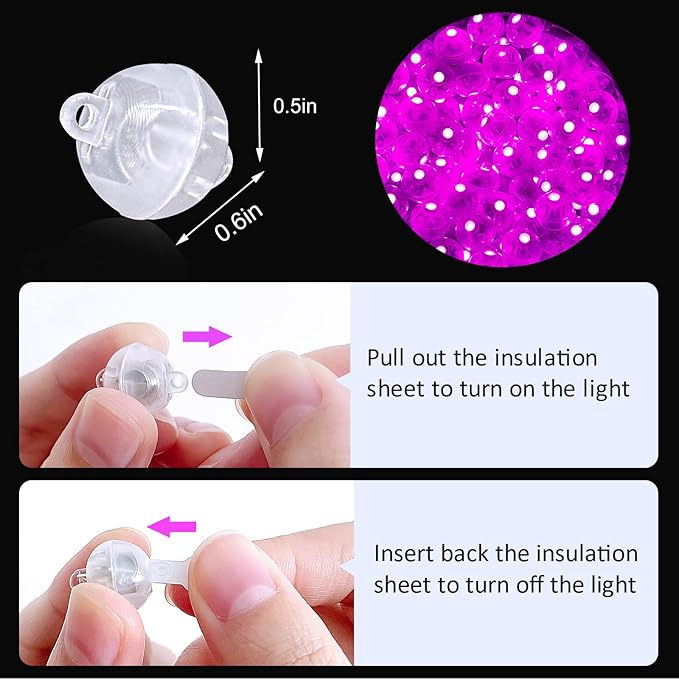 100PCs Mini Led Lights, Led Balloons Light - Image 3