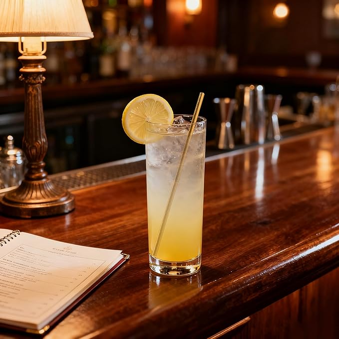Gold Paper Straws, Disposable Drinking Straws - Image 7