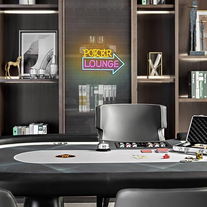Looklight Welcome Poker Lounge Neon Sign - Image 2