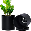 D'vine Dev 2 Pack 5.5 Inch Modern Plastic Plant Pots, Small Garden Planters by DvineDevPlanterPotsandStand