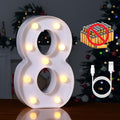 Foaky Rechargeable LED Letter Lights Sign Marquee Light Up Letters Sign by Foaky