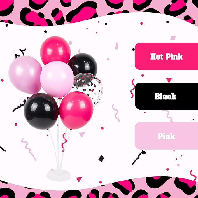 Pink and Black Balloons - Image 4