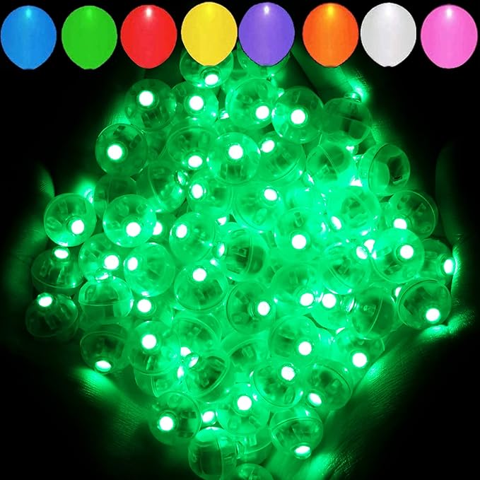 Aogist 200pcs Green Balloon Light, Long Standby Time Waterproof Mini Ball Light by Aogist