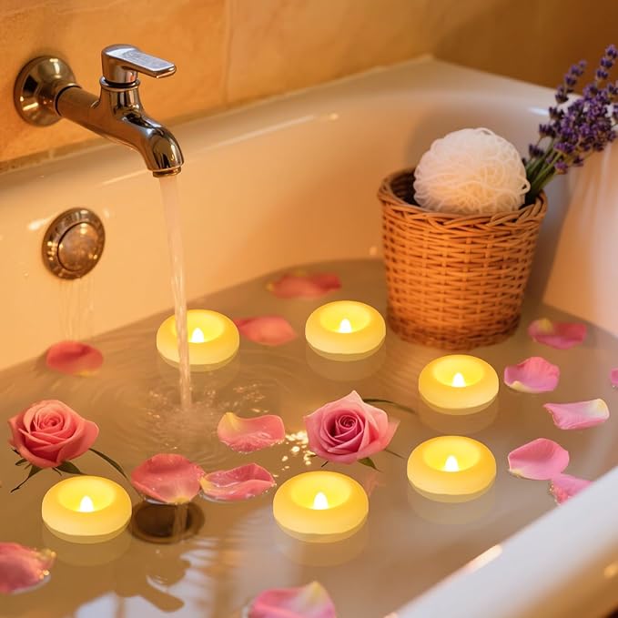 Aignis 36pcs Flameless LED Floating Candles Battery Operated, 120+ Hours Glow - Image 4