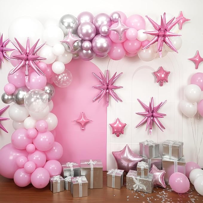 Pink Star Balloon - Image 3