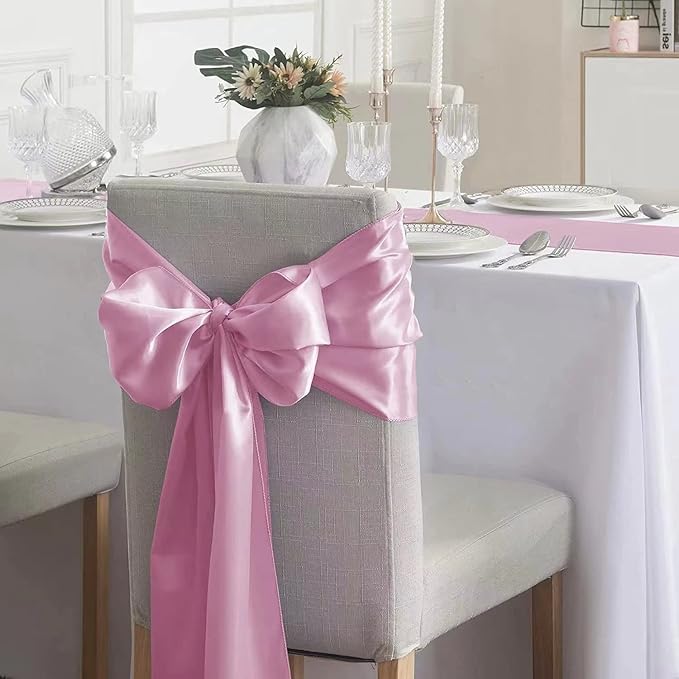 12Pack Table Runner 12 x 108 Inches Satin Silk Table Runner - Image 6