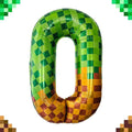 Pixel & TNT Theme 40in Giant Number Balloons by Unknown
