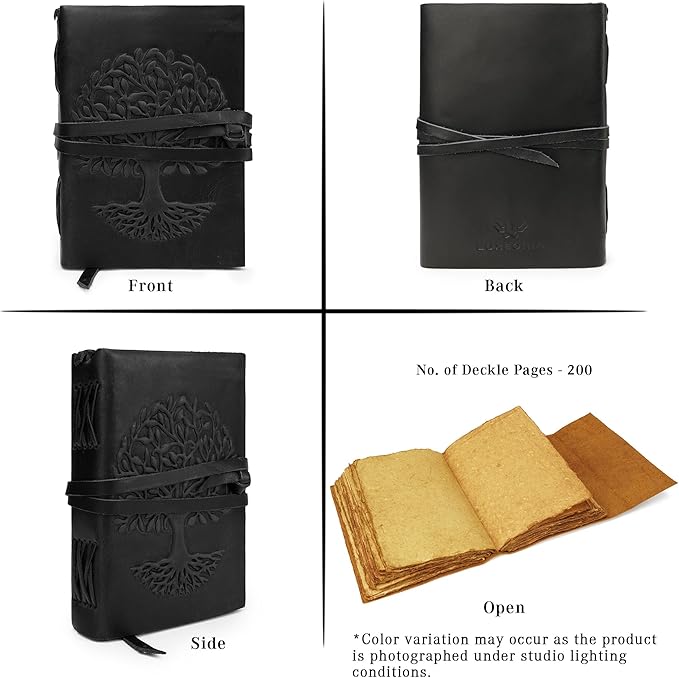 LUXEORIA Tree Of Life Leather Journal - Image 6