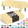 Exquisite *Premium* Light Yellow Table Cover 12 Pack by Exquisite