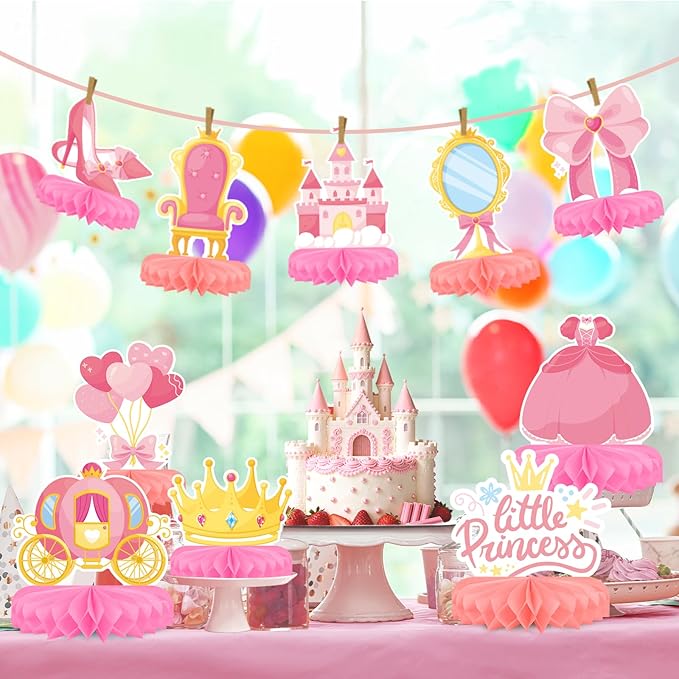 Princess Birthday Party Supplies Kit - Image 7