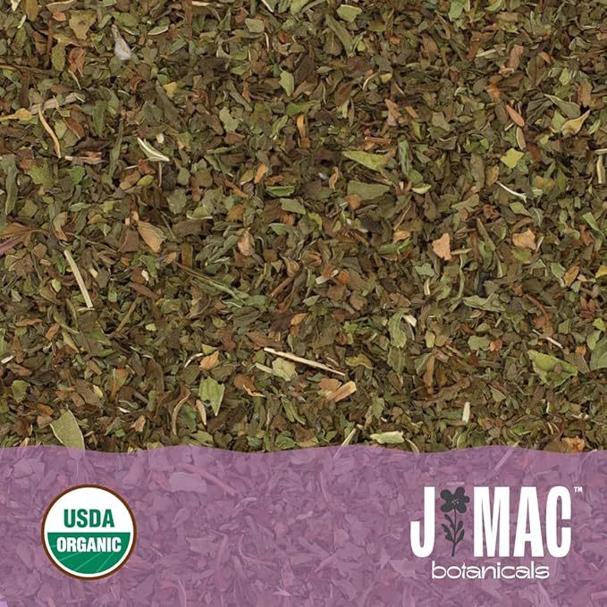 J Mac Botanicals Organic Spearmint tea loose leaf - Image 8