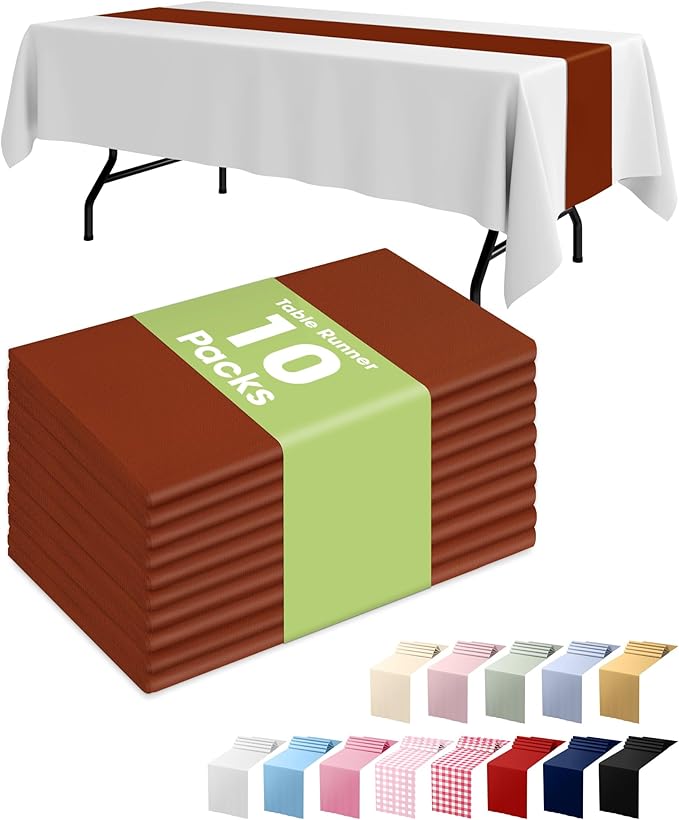 Pureegg Terracotta Plastic Table Runners by Pureegg