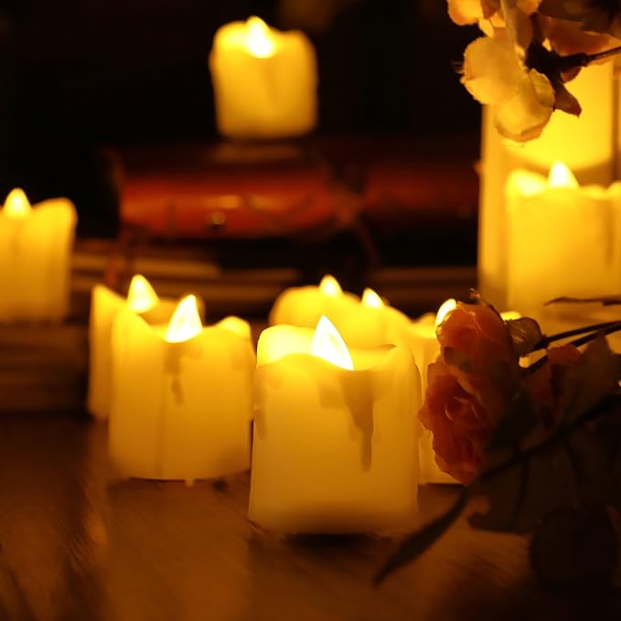 CANDLE CHOICE Battery Operated Flameless Votive Candles - Image 5