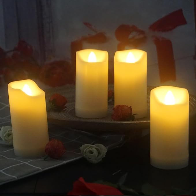 QIDEA 2”X4” Outdoor Waterproof Flameless Candles - Image 5