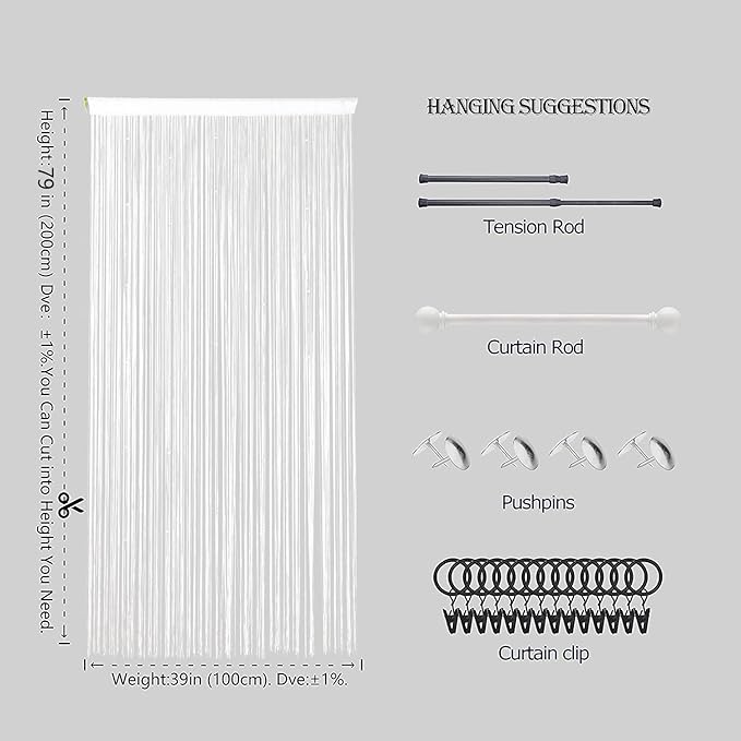 Beaded Curtain Beads Door String Curtains Ideal - Image 5