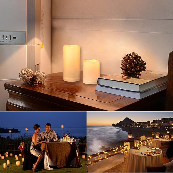 9pcs Flameless Flicking LED Candles - Image 6