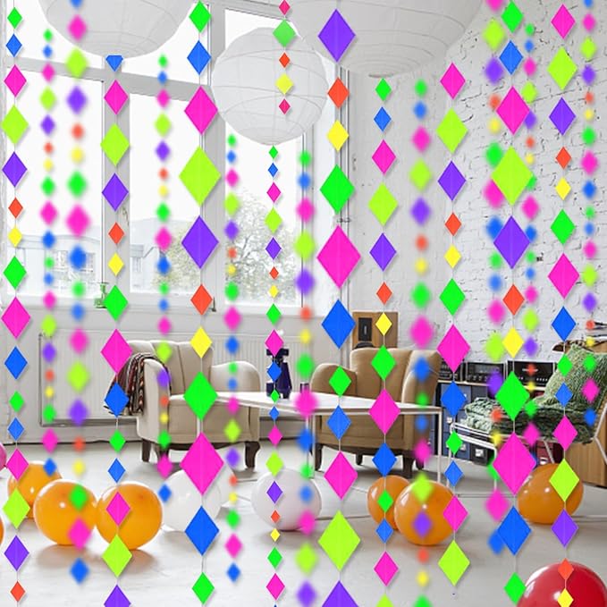 123feet UV Paper Neon Streamers & Garlands - Image 4