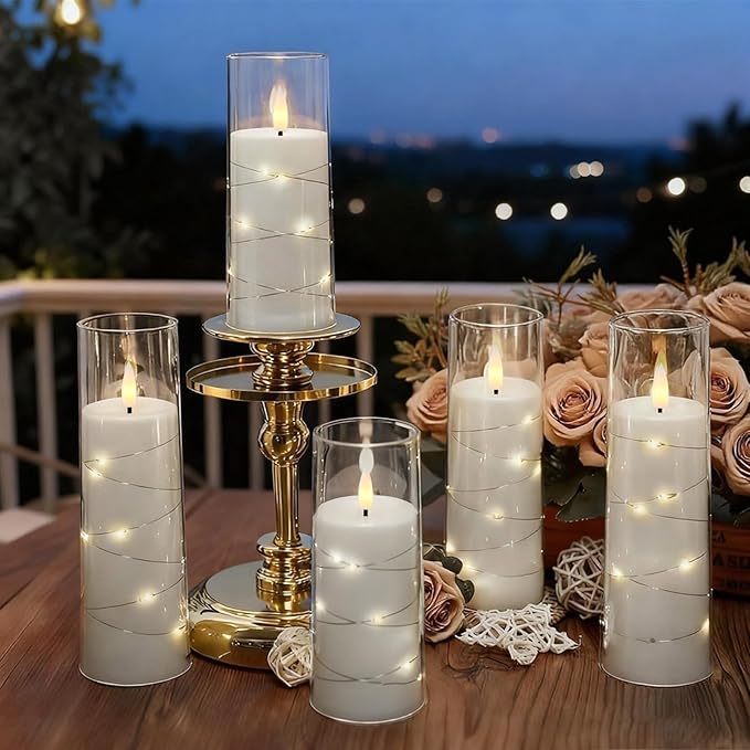 Raycare Flameless Candle with Remote Timer – 9 Flickering Acrylic Battery - Image 3
