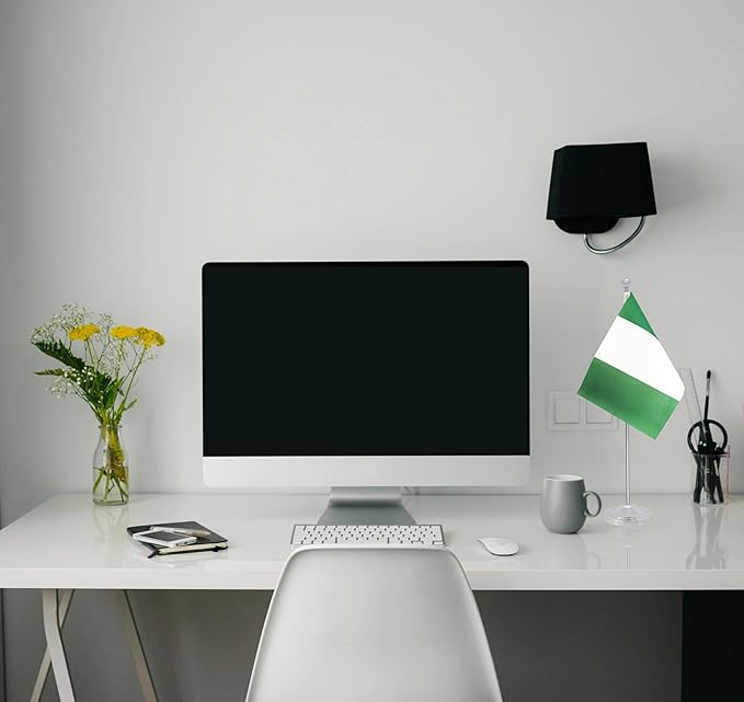 Nigeria Desk Flag, Nigerian Table Office Flag - Image 4