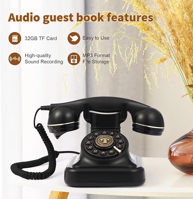 Audio Guest Book Wedding Phone, Audio Guest Book Record Customized Audio - Image 2
