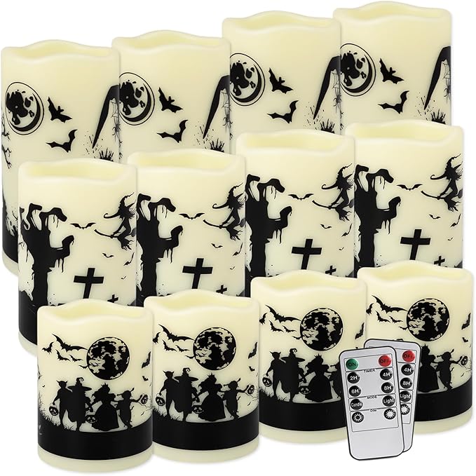12-Pack Waterproof Flameless LED Candles - Image 2