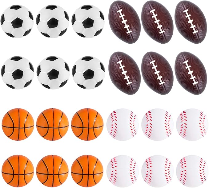 Super Z Outlet Mini Foam Sports Balls 24 Pack by SuperZOutlet