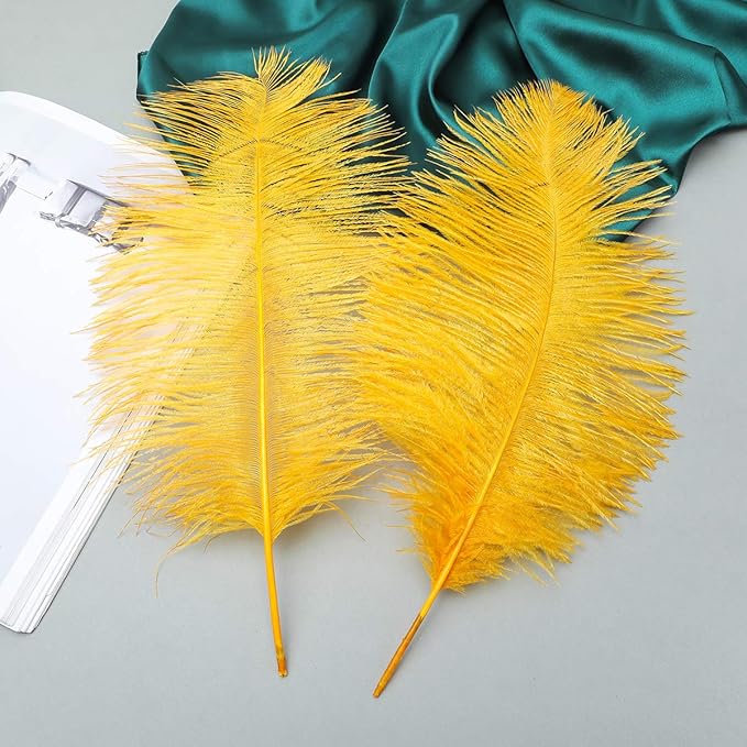 Ballinger Big Gold Ostrich Feathers - Image 4