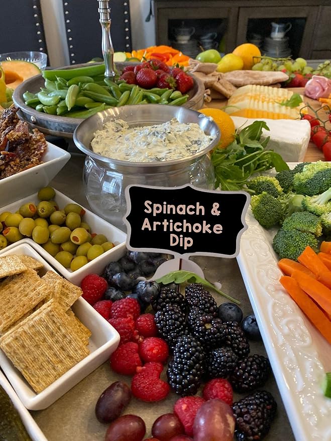 Reusable 20 Pcs Mini Chalkboard Signs - Image 6