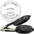 MaxMark Insert only for Notary Seal Round Embosser for Maryland State by Maxmark