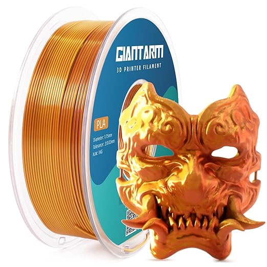 GIANTARM Dual Color PLA Filament, Silk PLA Filament 1.75mm +/-0.02mm, 1KG Spool by GIANTARM