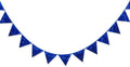 pinkblume Royal Blue Decorations Double Sided Sequin Navy Blue Fabric Triangle by pinkblume