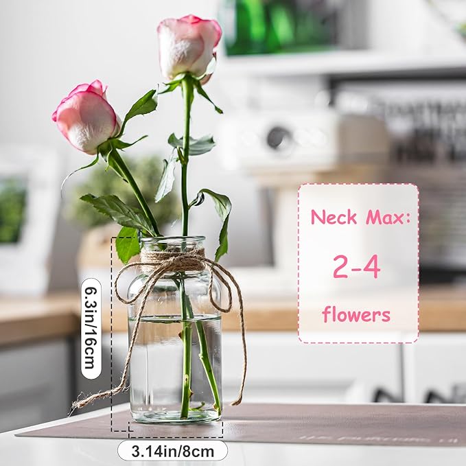 Vintage Glass Vases, Mason Jars - Image 2