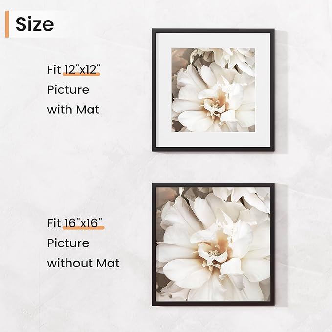 16x16 inch Picture Frame, 16x16 Photo Frames - Image 3