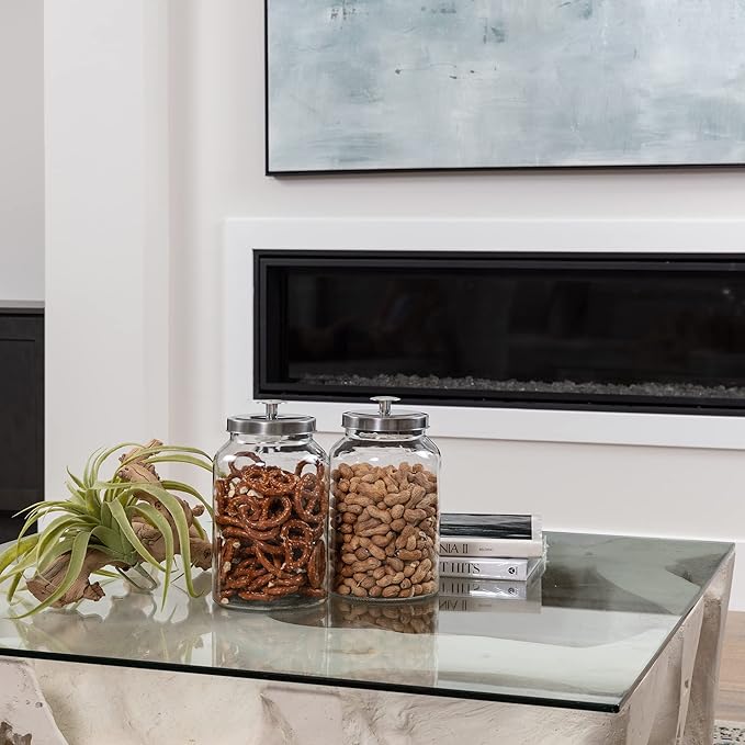 2 Large 1-Gallon Glass Canister Sets - Image 2