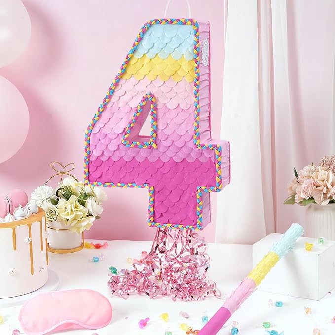WERNNSAI Pink Sweet Four Pinata - Image 2