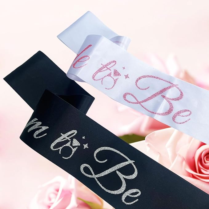 Bride Sash Bachelorette Party Bride and Groom to Be Sash - Image 5