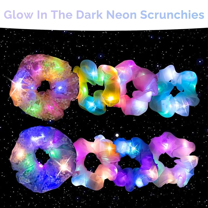 8 Pcs LED Scrunchies for Women - Image 3