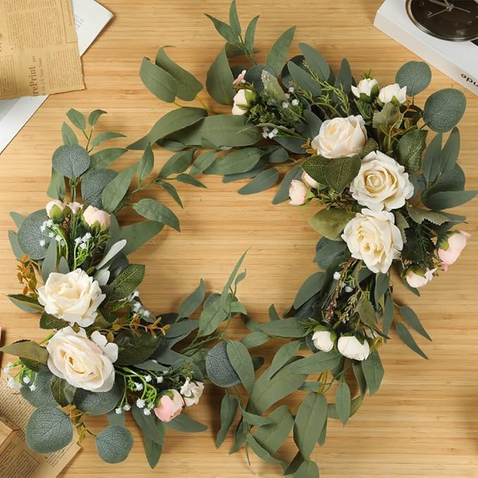 H&W 2pcs Artificial Wedding Arch Flowers - Image 3