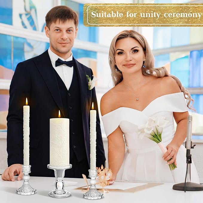 Irenare Unity Candles with Holder - Image 4