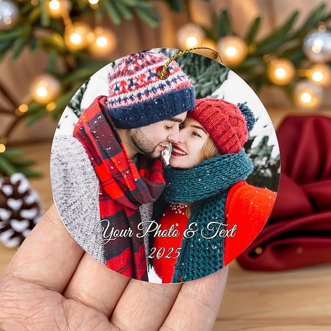 Personalized Christmas Ornaments Decor, Custom Xmas Ornaments - Image 3