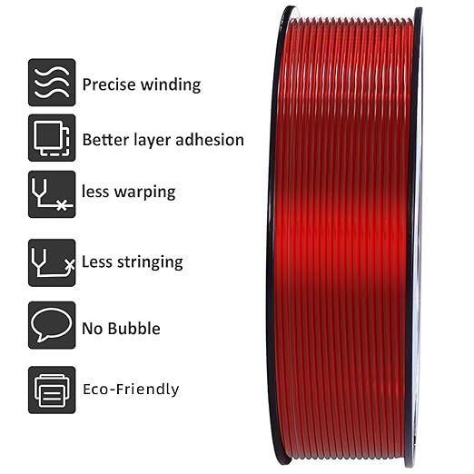 Geeetech TPU Filament 1.75mm, 1KG Spool – 95A Flexible 3D Printer Filament - Image 5